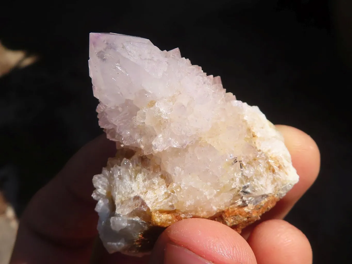 Natural Pale Lilac Spirit Amethyst Quartz Crystals x 20 From Boekenhouthoek, South Africa