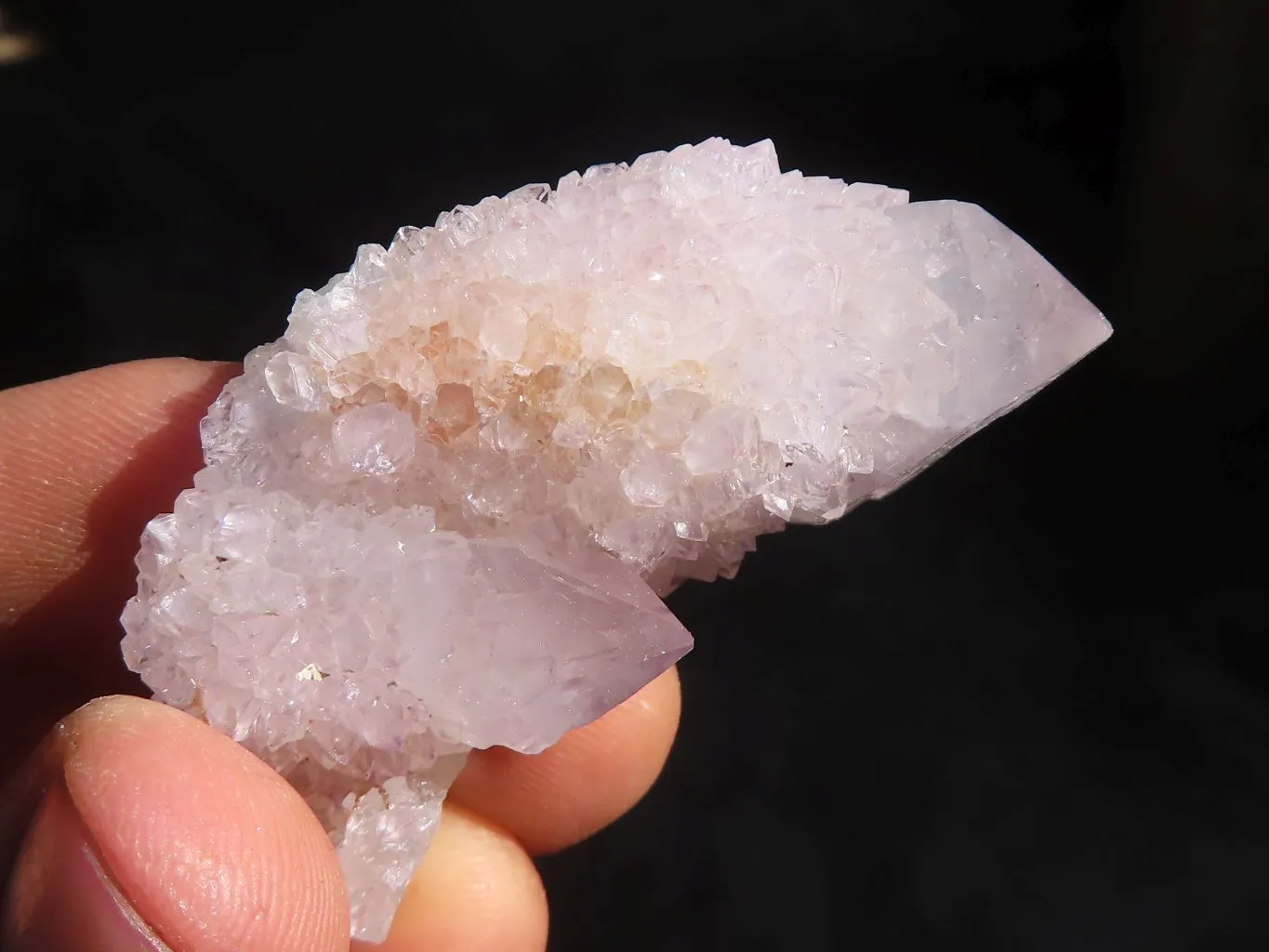 Natural Pale Lilac Spirit Amethyst Quartz Crystals x 20 From Boekenhouthoek, South Africa