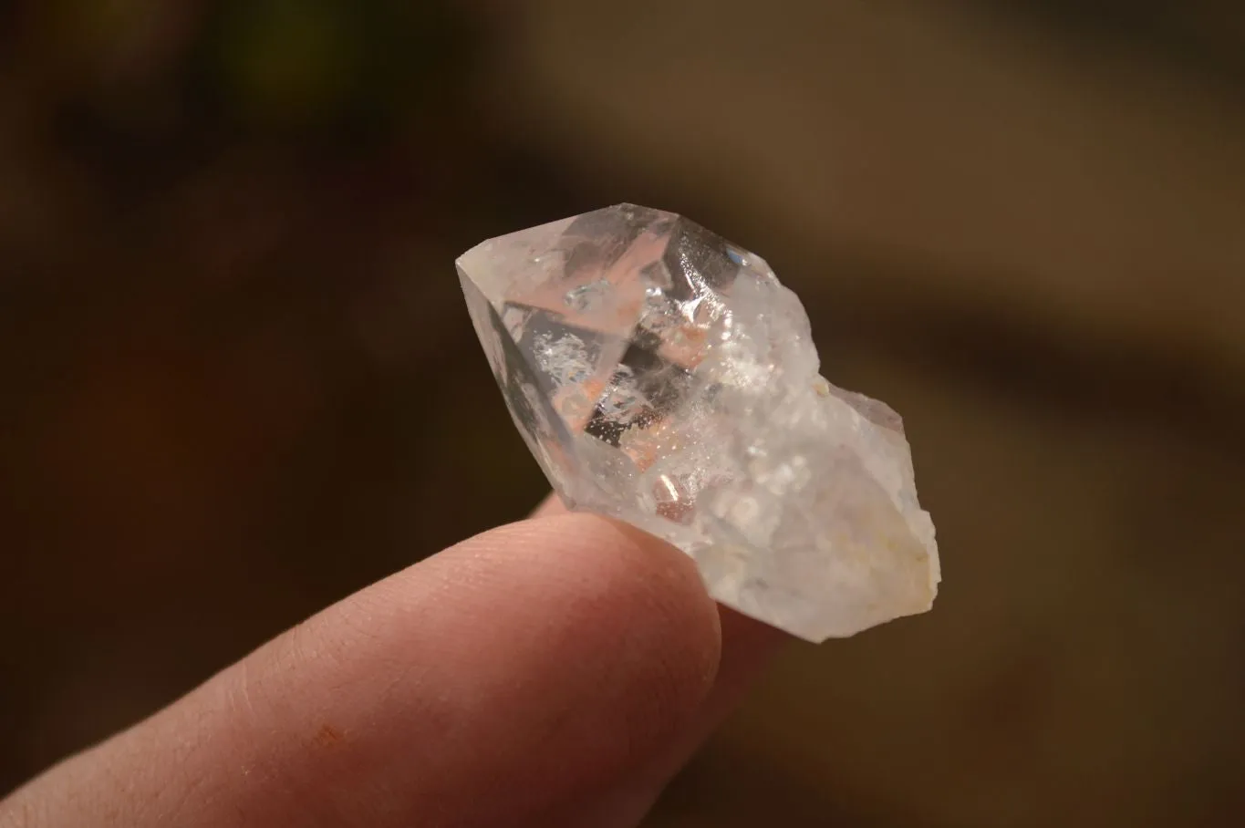 Natural Small Semi Optic Clear Brandberg Quartz Crystals x 70 From Brandberg, Namibia
