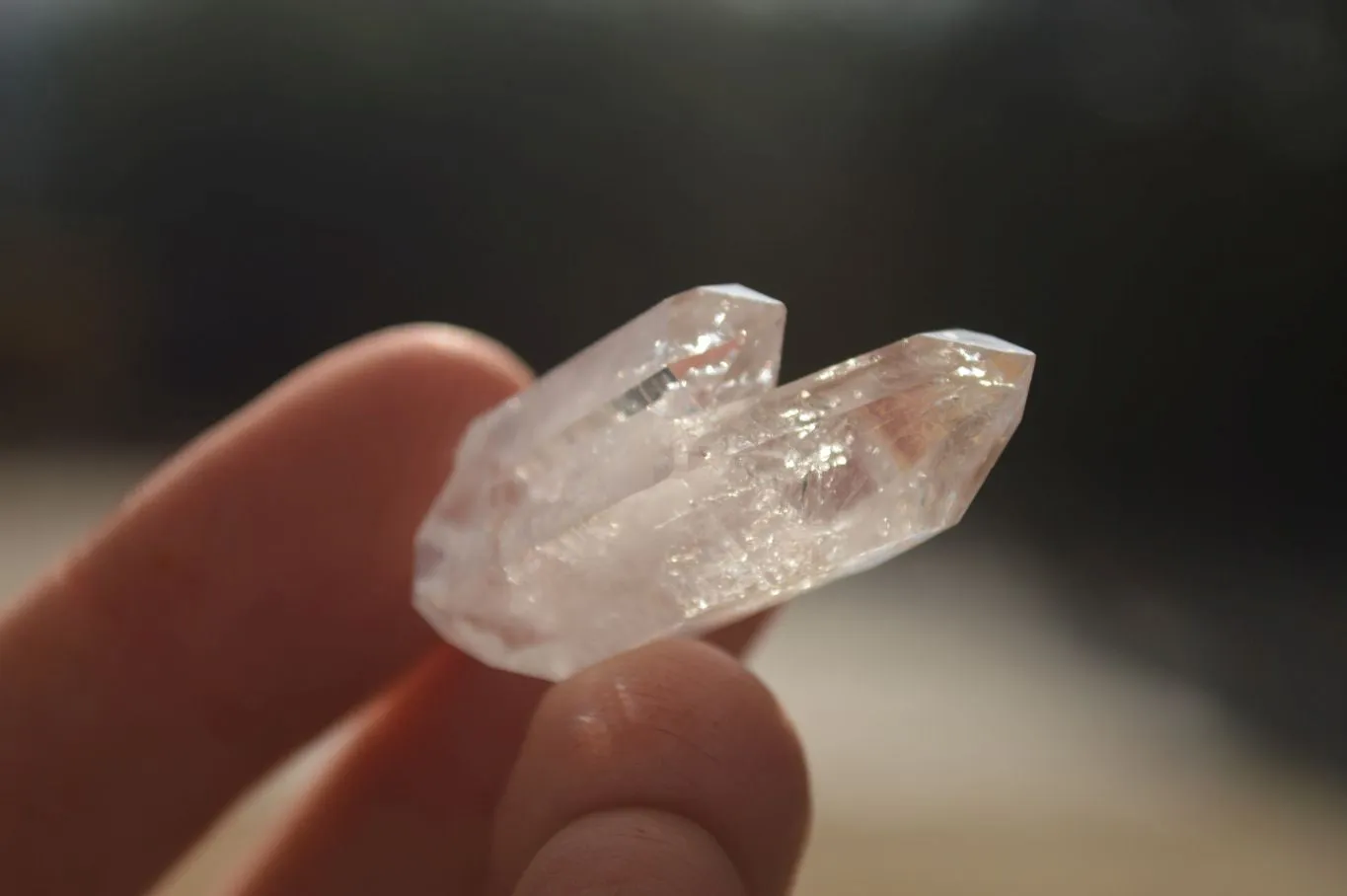 Natural Small Semi Optic Clear Brandberg Quartz Crystals x 70 From Brandberg, Namibia