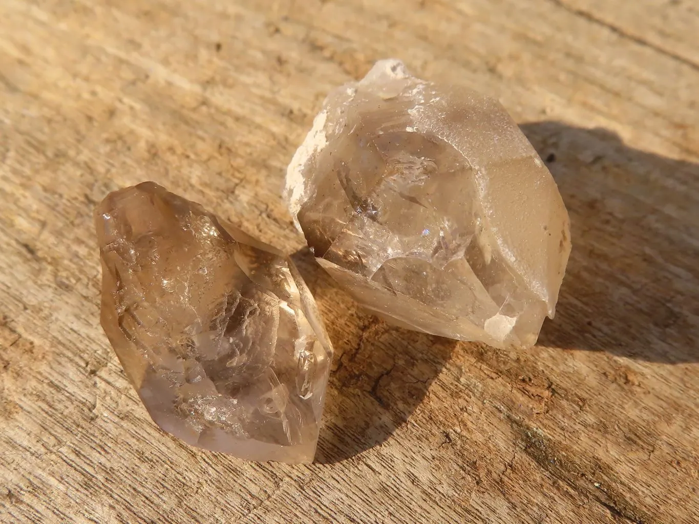 Natural Smokey Window Brandberg Quartz Crystals x 35 From Brandberg, Namibia