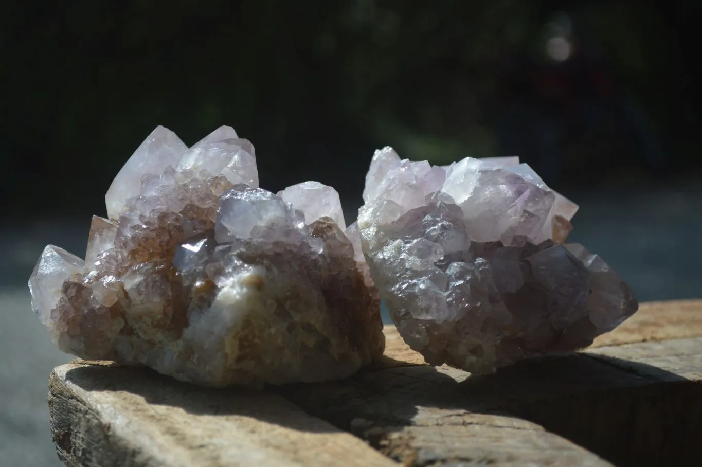 Natural Spirit Amethyst Quartz Clusters x 3 From Boekenhouthoek, South Africa