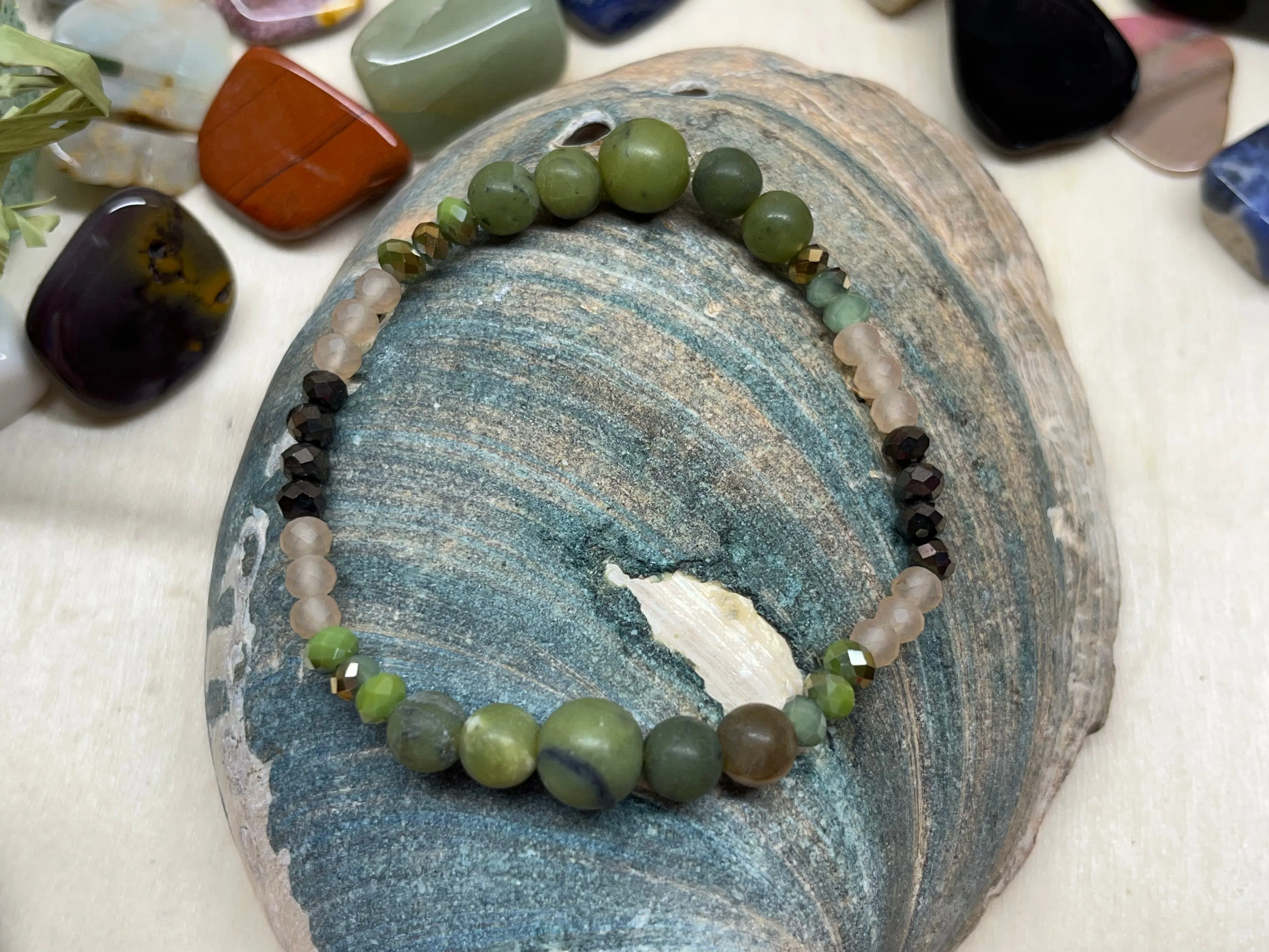 Nephrite Matte Jade Bracelet