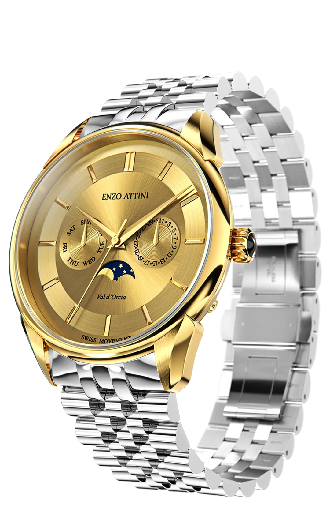 New Val d'Orcia - President Bracelet / Swiss Movement.