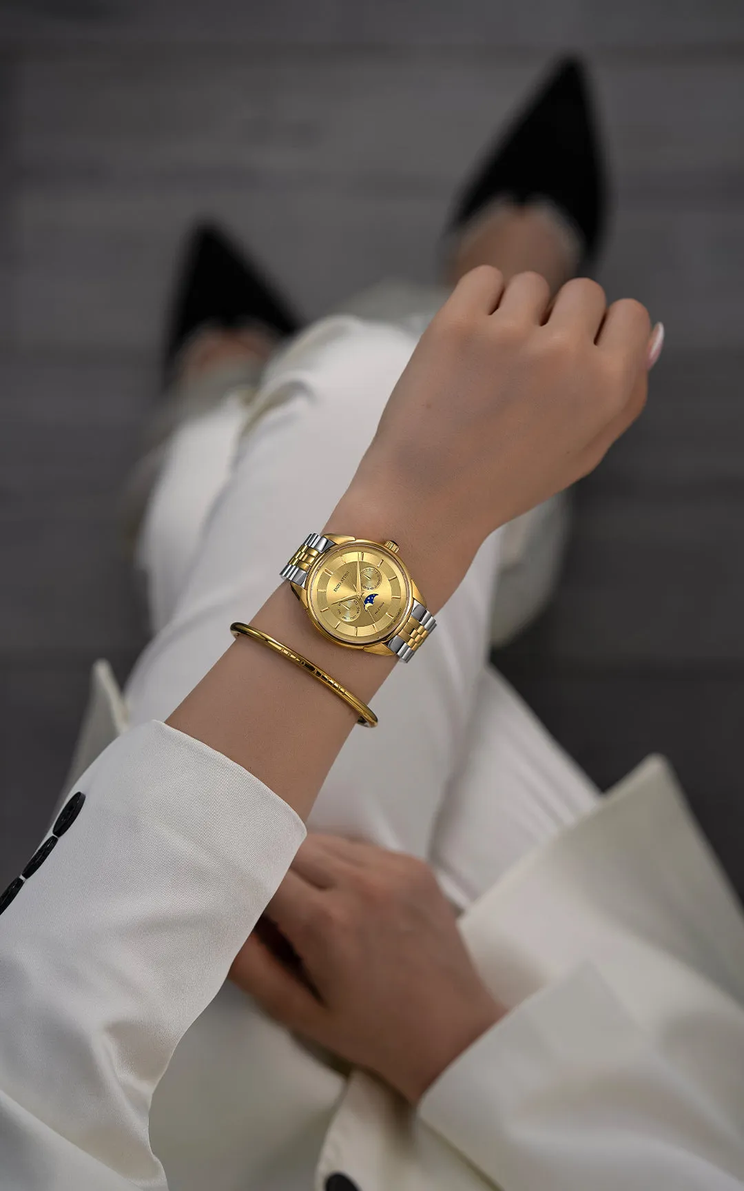 New Val d'Orcia - President Bracelet / Swiss Movement.