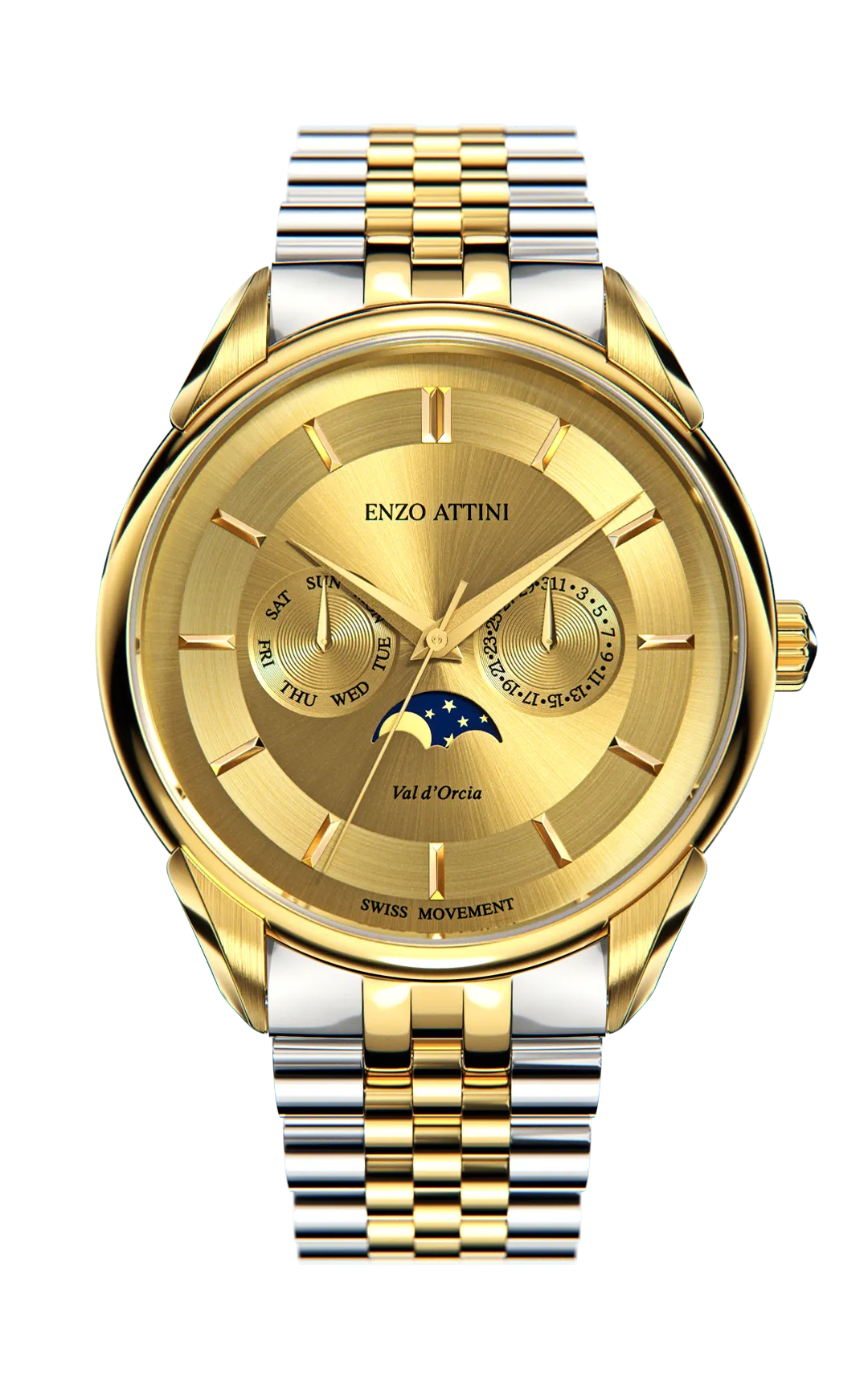 New Val d'Orcia - President Bracelet / Swiss Movement.