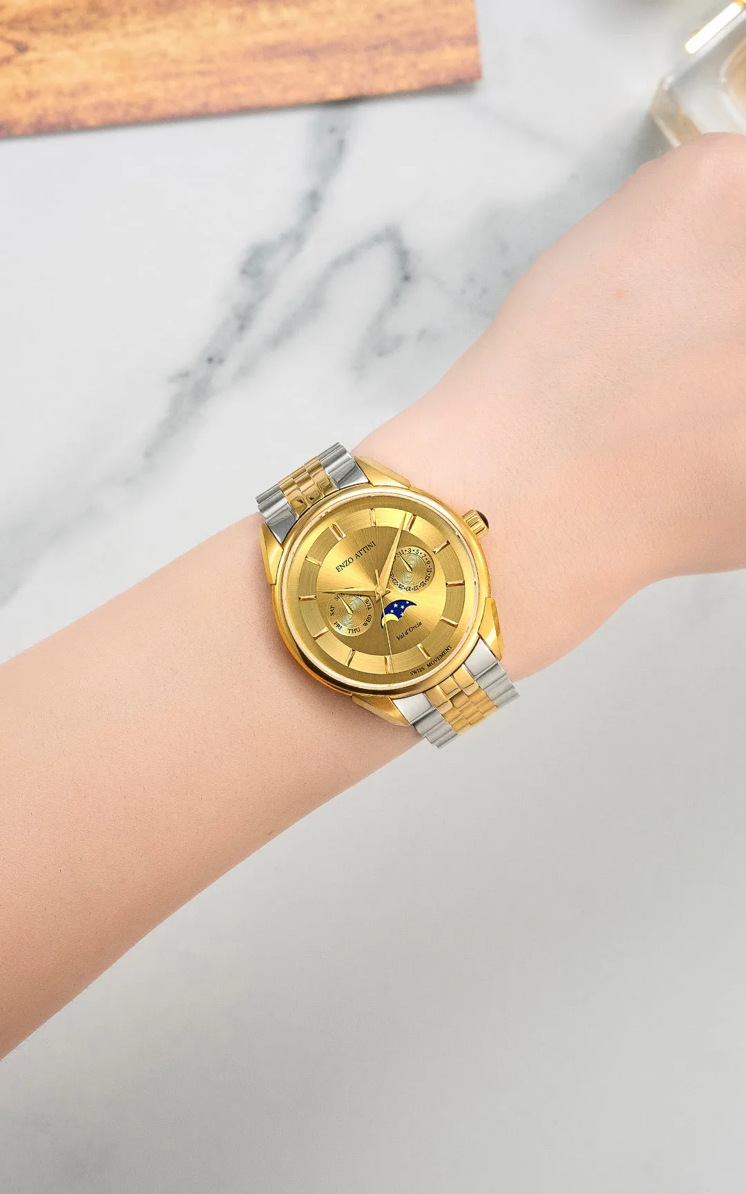 New Val d'Orcia - President Bracelet / Swiss Movement.