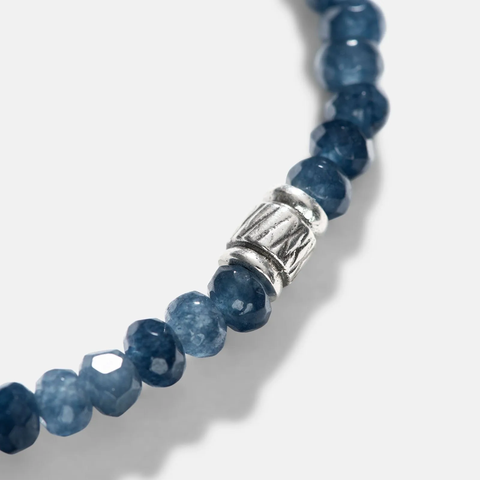 Oskar Gydell Blue Jade Bracelet With Inka Bead