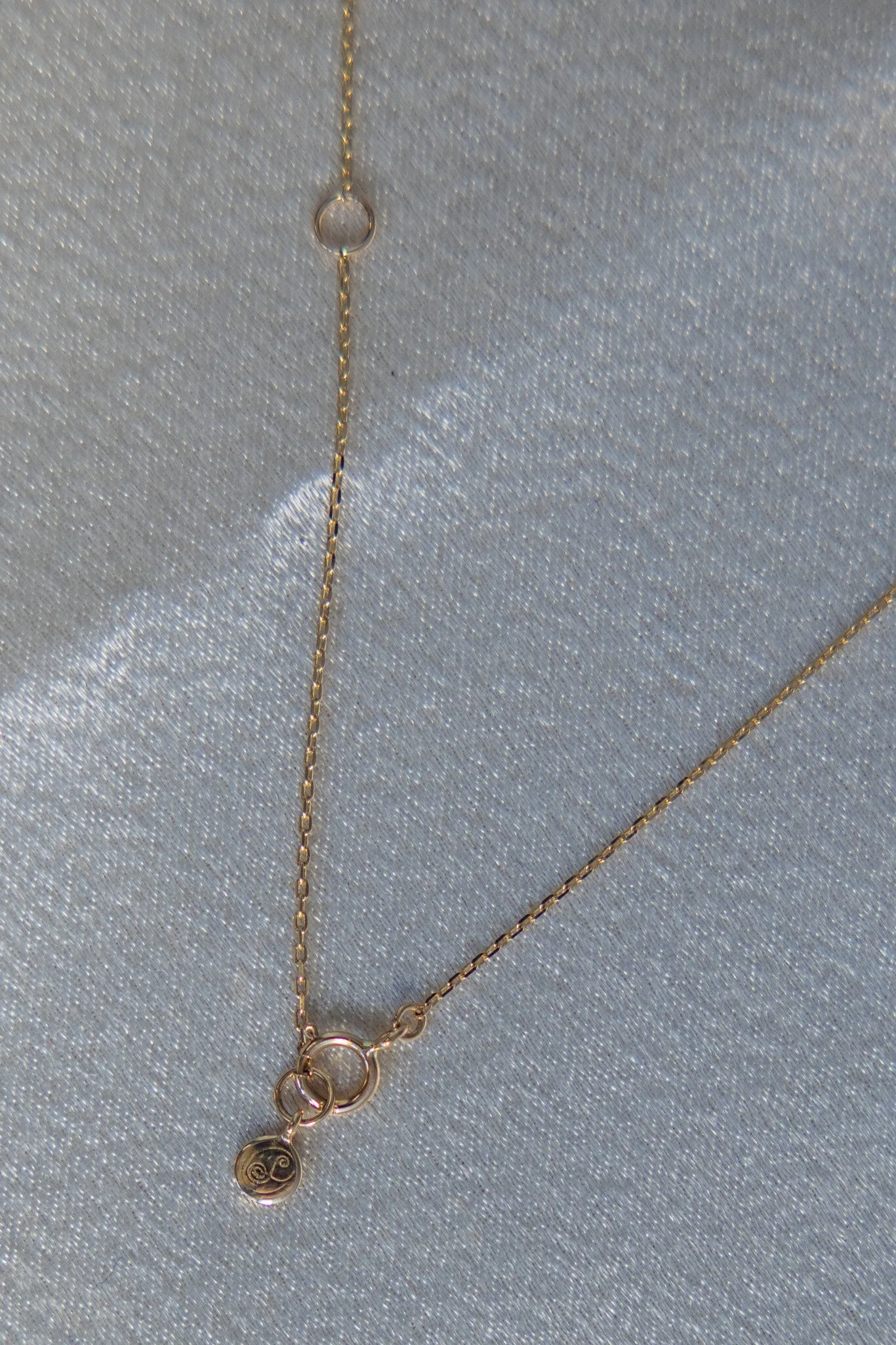 Oval Moonstone with Dangle Necklace