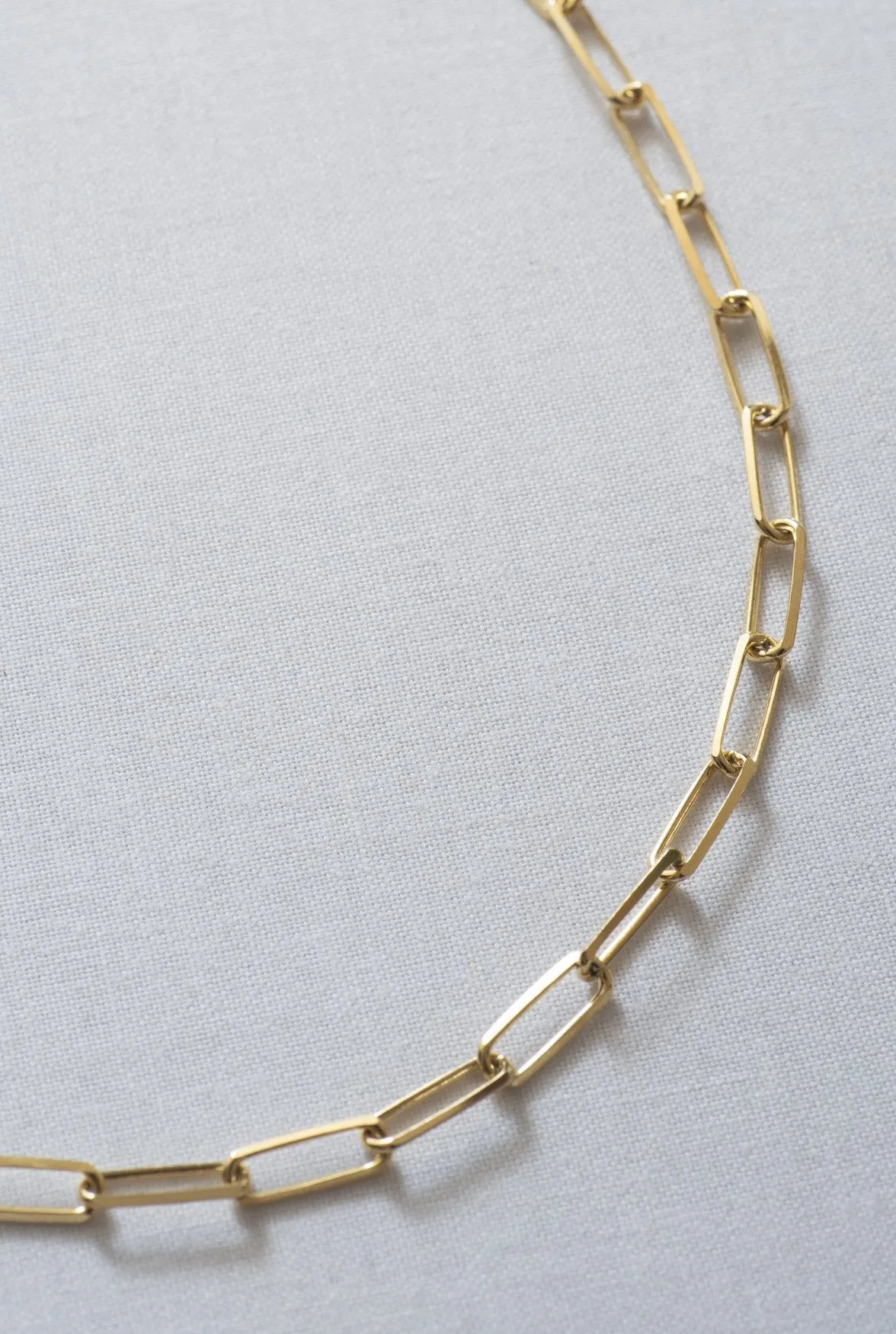 PAPERCLIP   MOONSTONE NECKLACE | SET