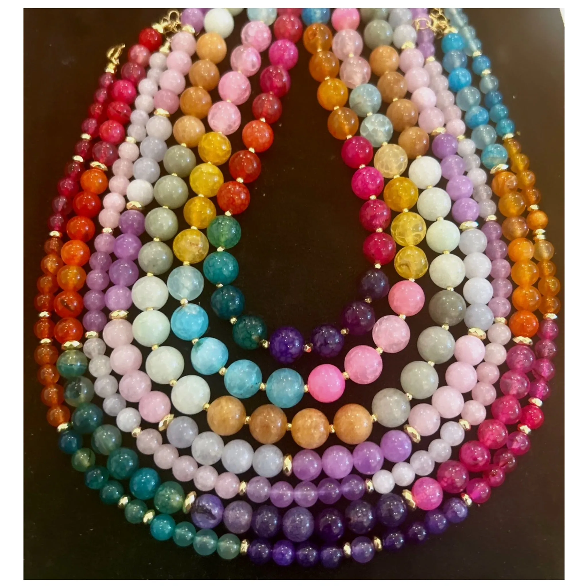 Pastels Multi Large Dragibus Necklace