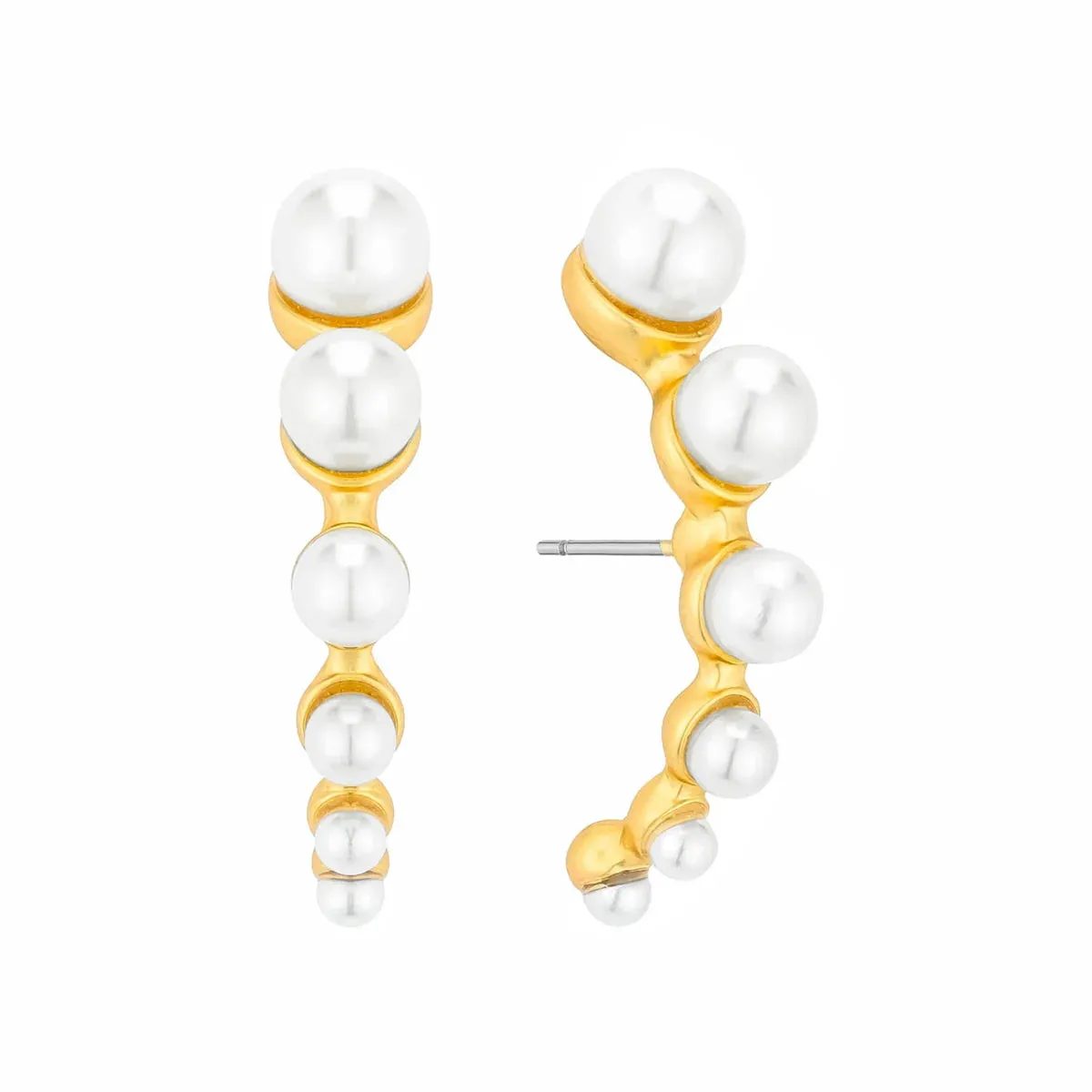 Pearl Curved Studs