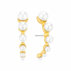 Pearl Curved Studs