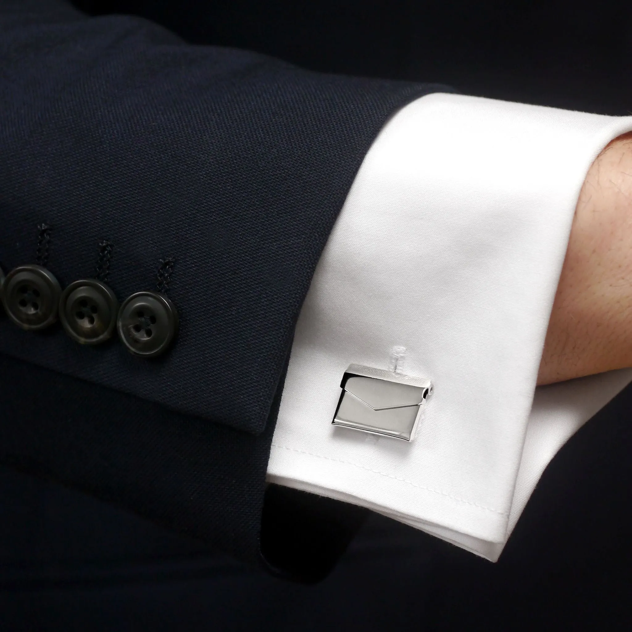 Personalised Photo Envelope Cufflinks - seconds