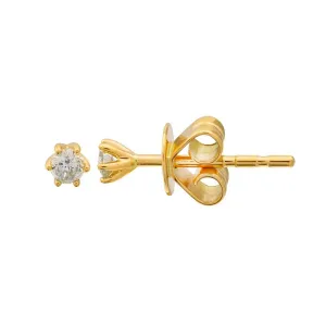 Petite Diamond Solitaire Studs