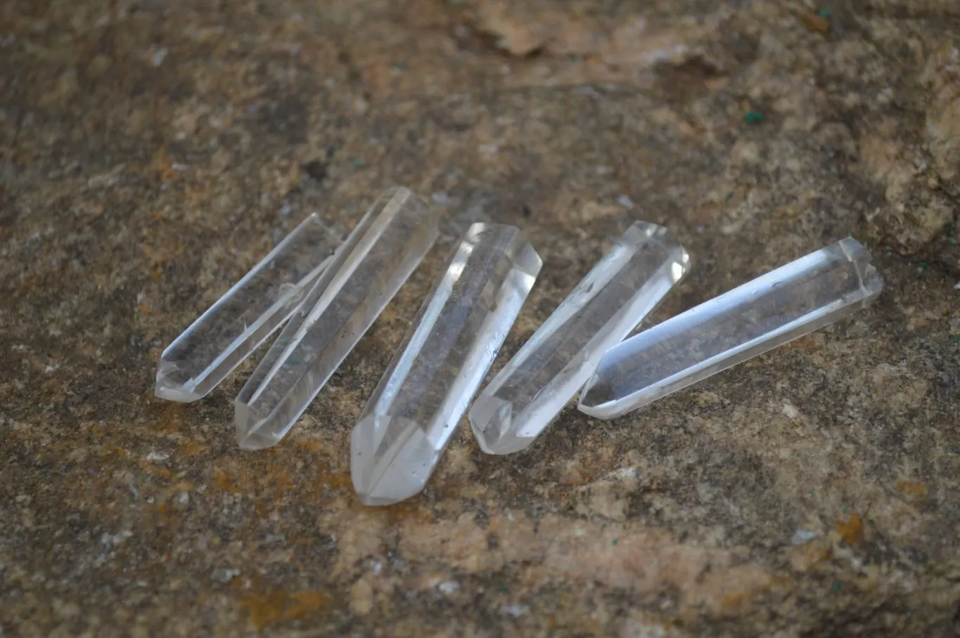 Polished A Grade Clear Quartz Crystal Points - Sold per (0.90g - 14 per pack) - From Madagascar