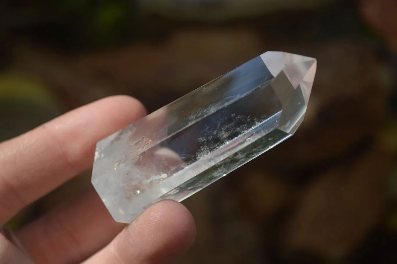 Polished Semi Optic Clear Quartz Points x 24 From Madagascar