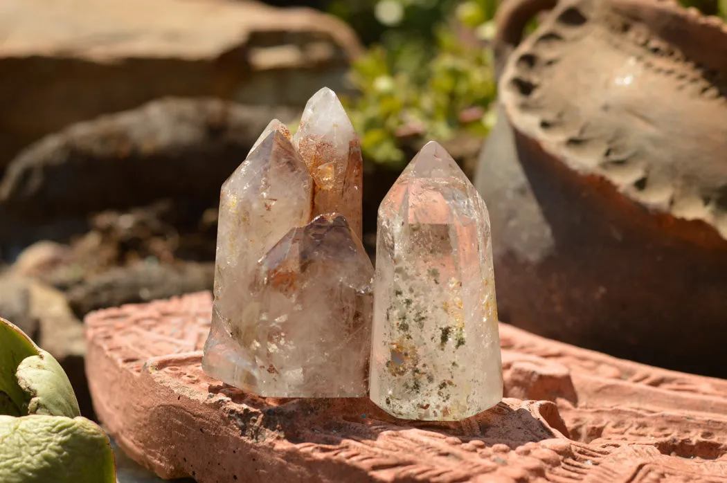 Polished Stunning Mixed Selection Of Quartz Crystals x 6 From Madagascar