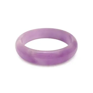 Purple Jade Bangle Bracelet