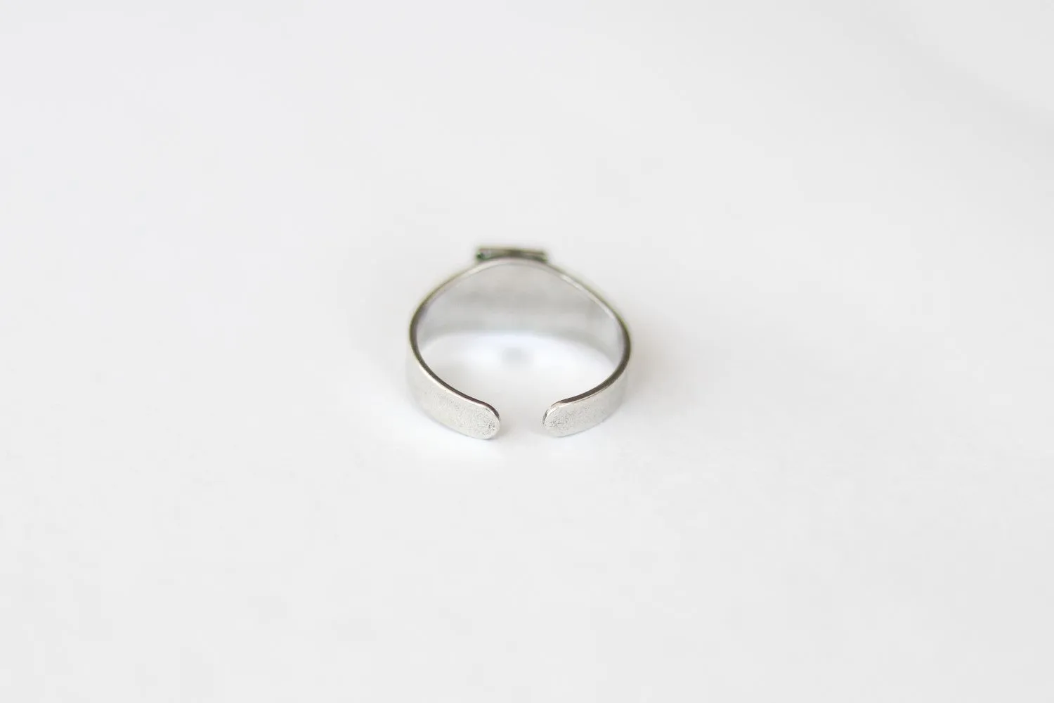 Ring for men, pyramid ring, diamond shape ring, silver men's ring, gift for him, adjustable ring, minimalist mens jewelry, stacking ring