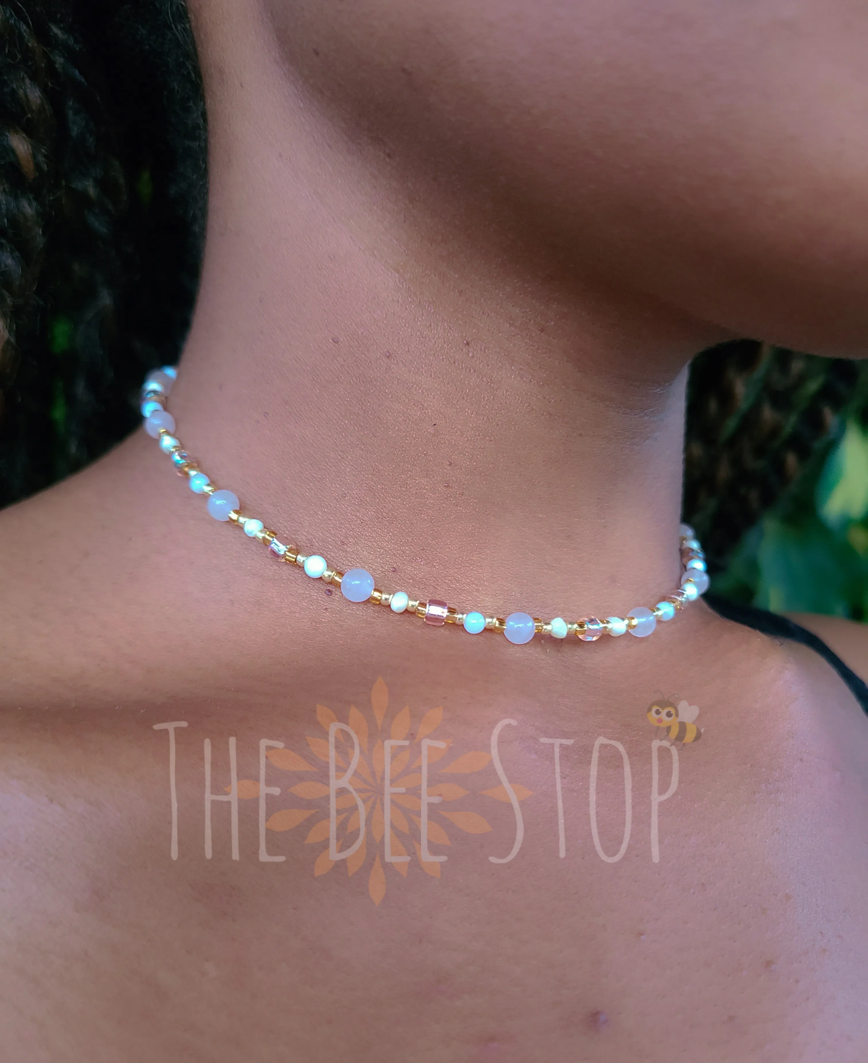 Rose Quartz   Pearl》 Necklace