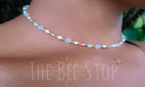 Rose Quartz   Pearl》 Necklace