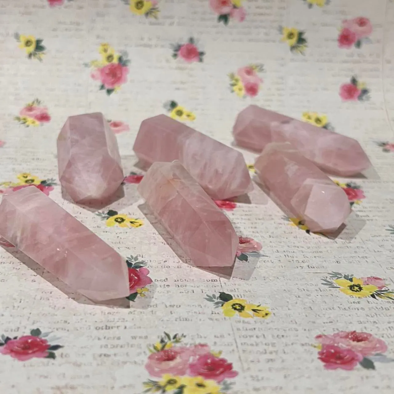 Rose Quartz Tower Crystal Rose Quartz Point Crystal Generator