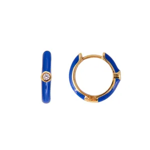 ROYAL ENAMEL MIDI HOOPS