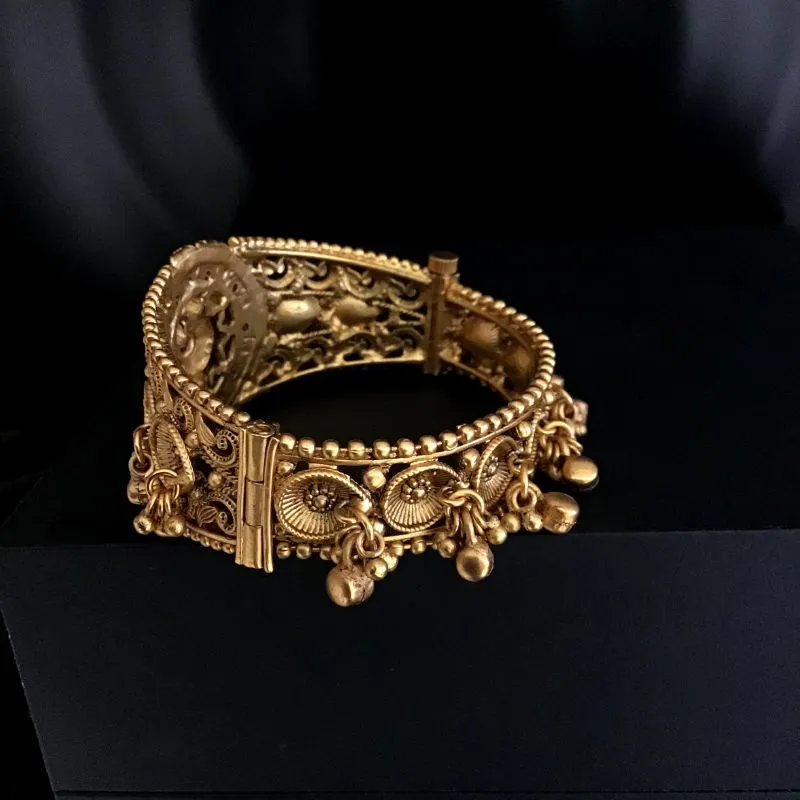 Ruby Antique Gold Finish Bracelet 13055-9786