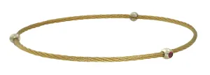 Ruby Cable Bangle