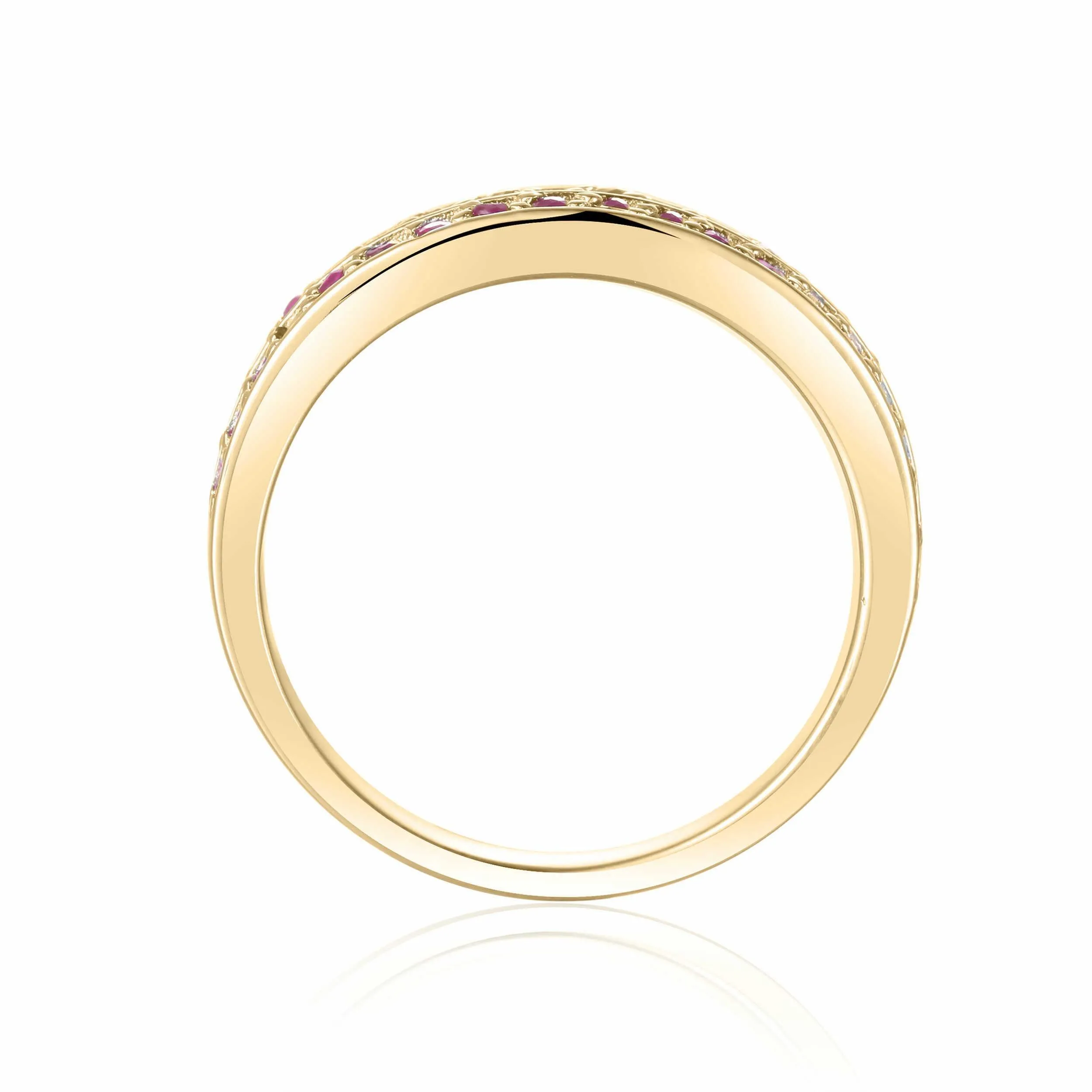 Ruby Dual Eternity Ring