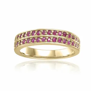 Ruby Dual Eternity Ring