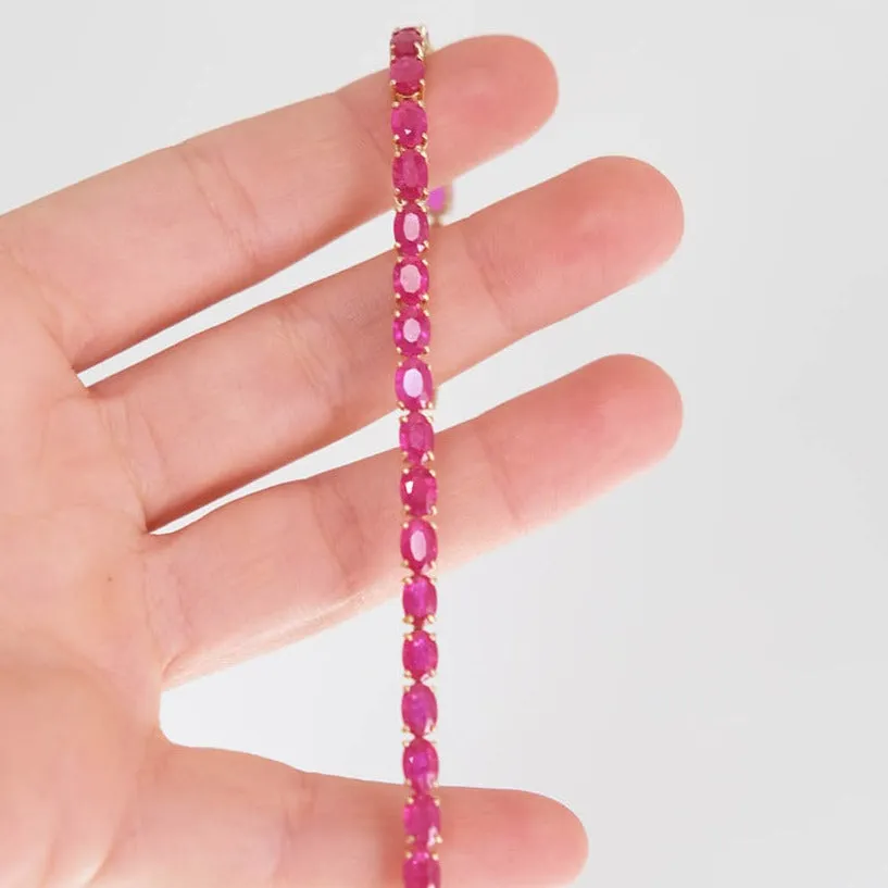 Ruby Eternity Bracelet