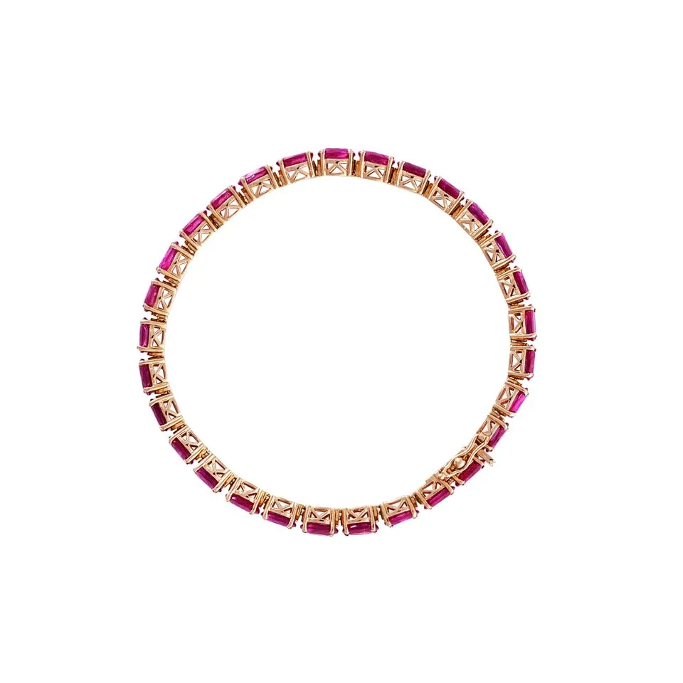 Ruby Eternity Bracelet