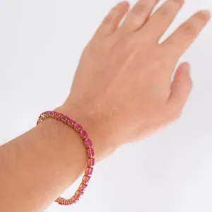 Ruby Eternity Bracelet