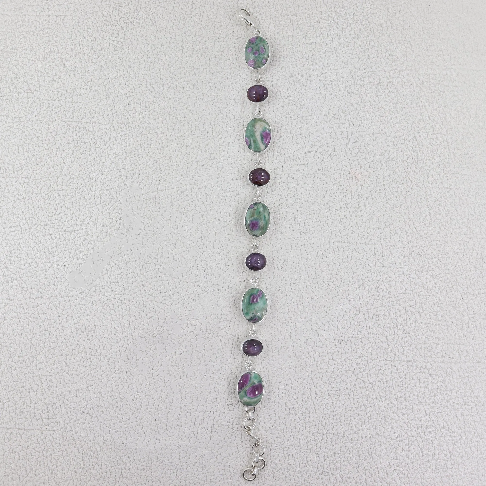 Ruby Zoisite & Star Ruby Bracelet