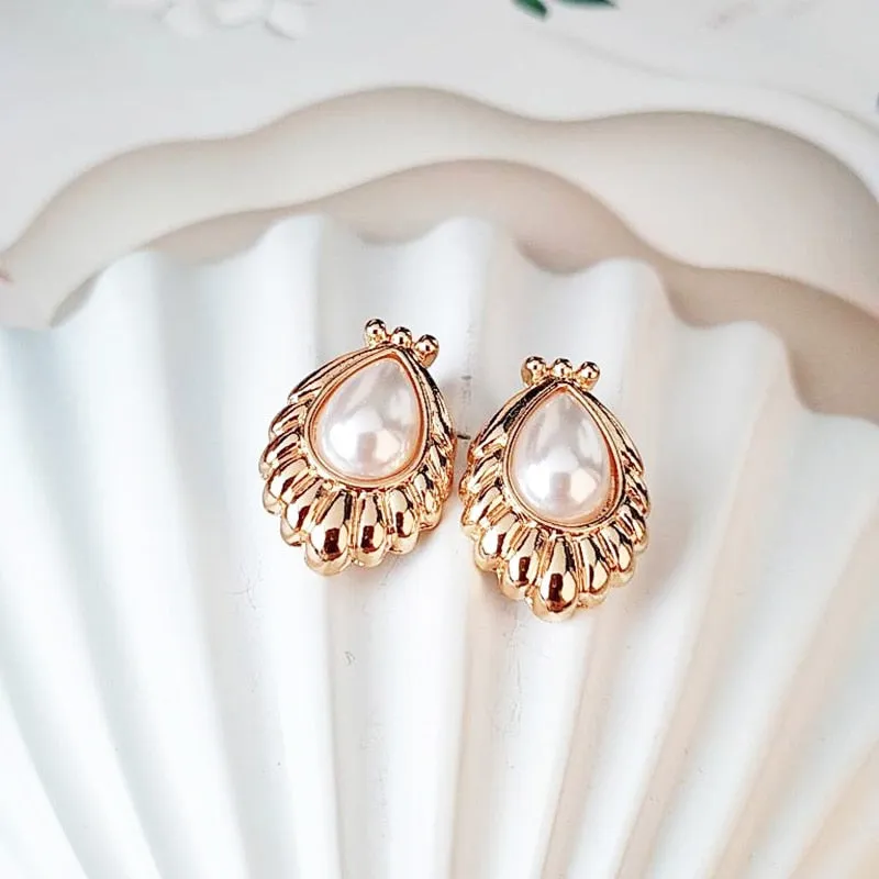 S925 Pearl Earrings And Ear Clip