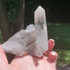 Smoky Lemurian Quartz Point (#7)
