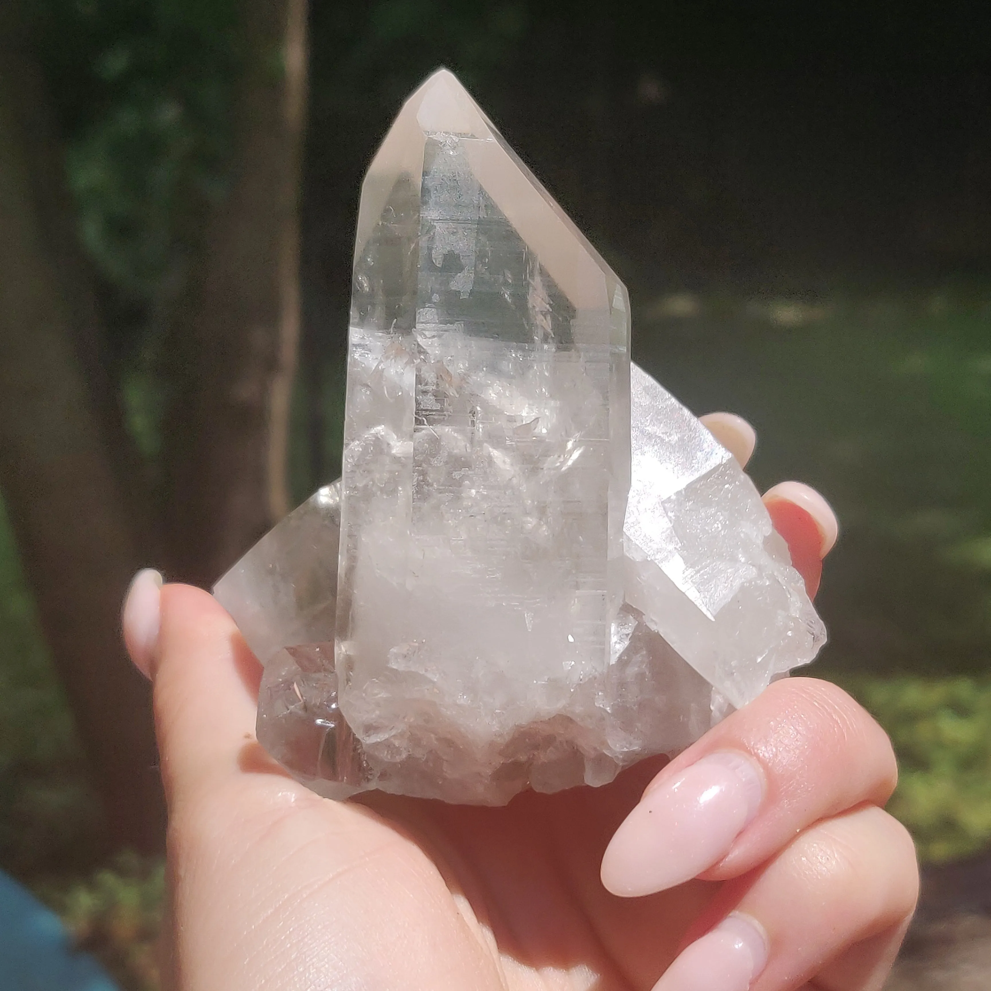 Smoky Lemurian Quartz Point (#7)