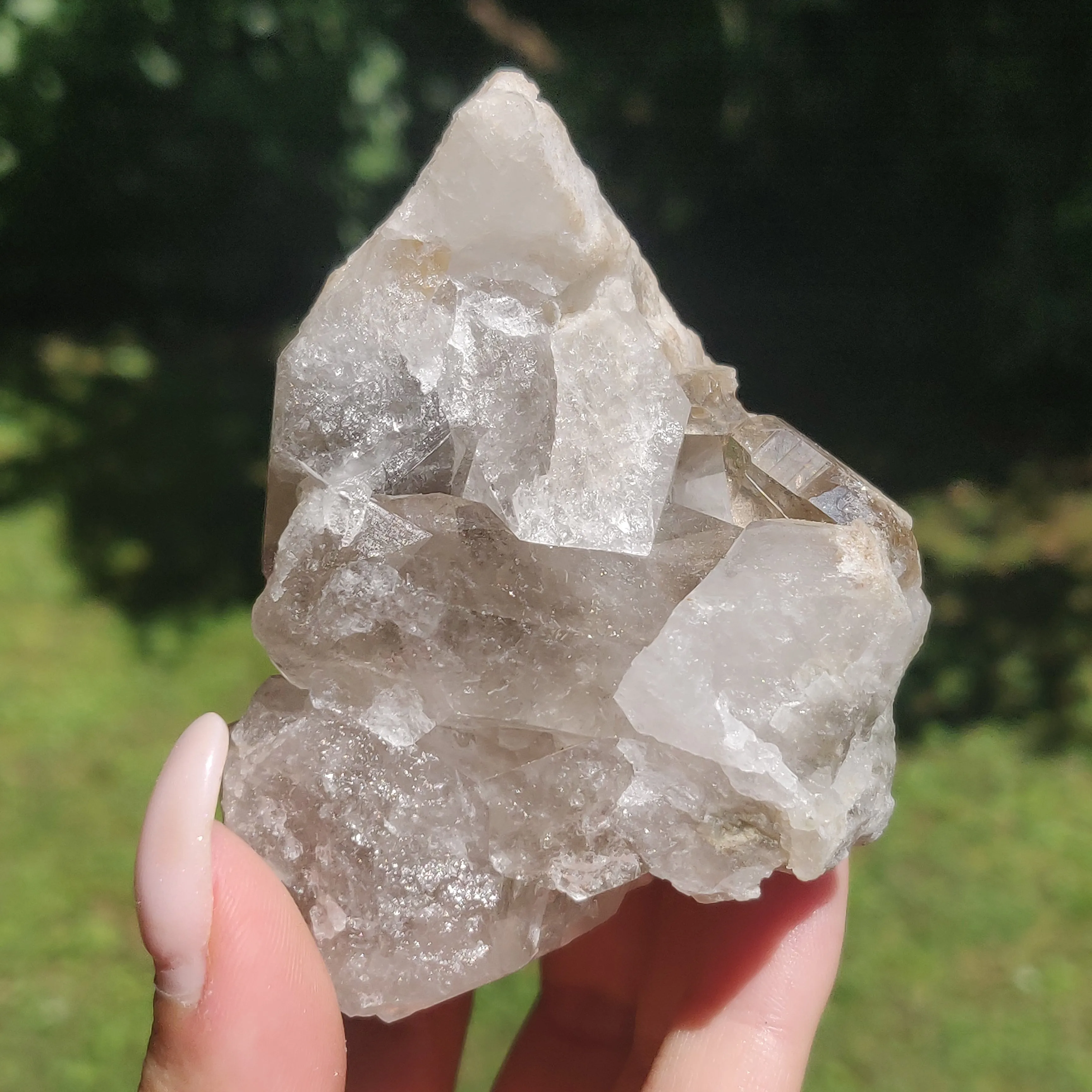 Smoky Quartz Cluster (#4)