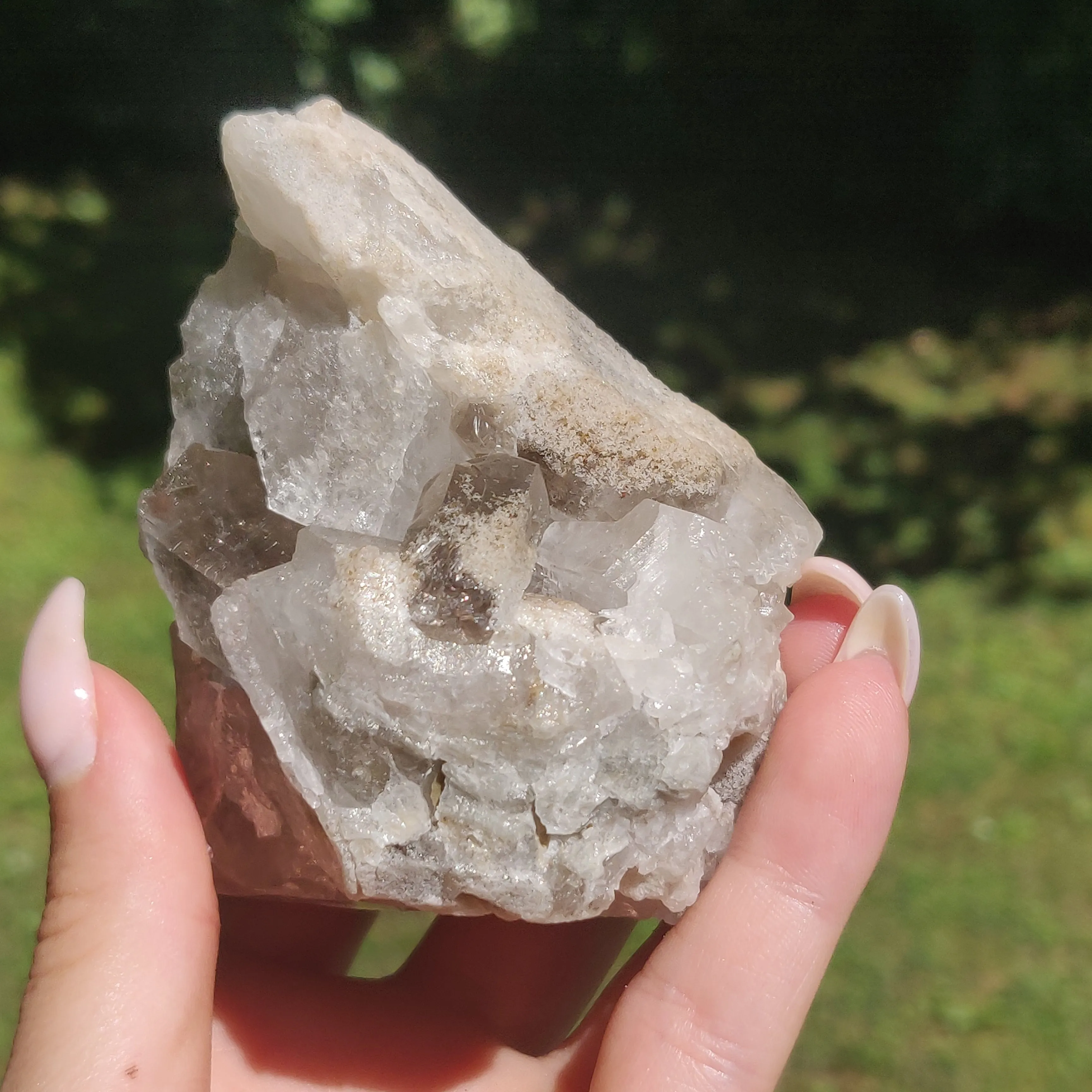 Smoky Quartz Cluster (#4)