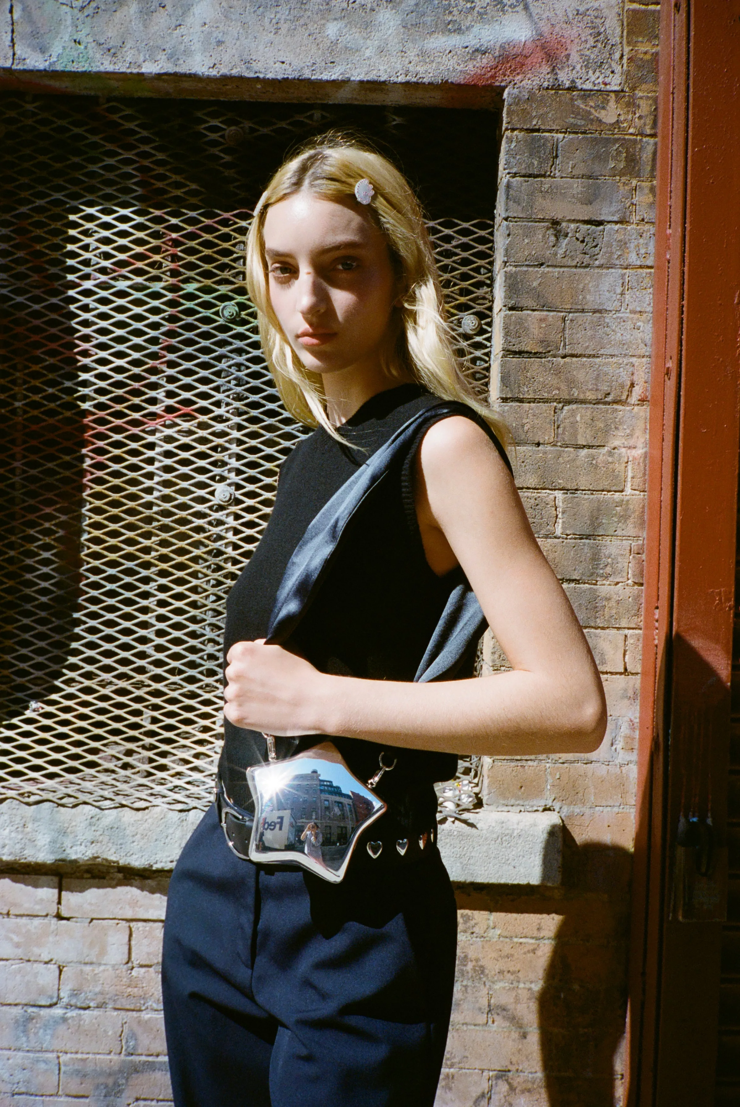 STAR LOCKET BAG IN BLACK
