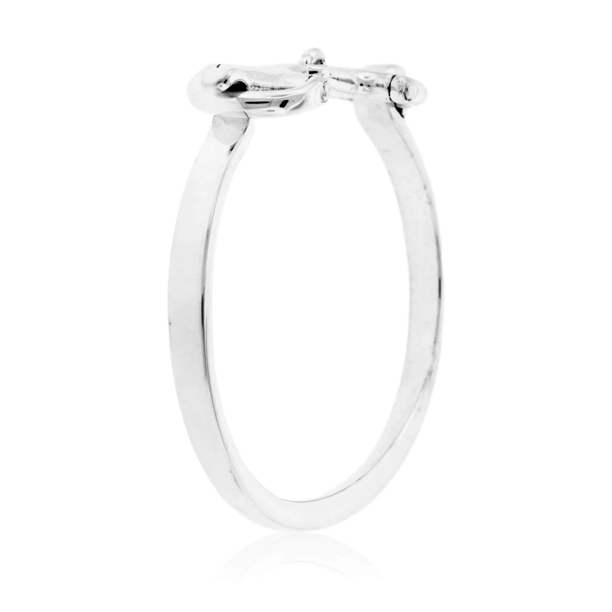 Sterling Silver Snaffle Bit Horse Bracelet