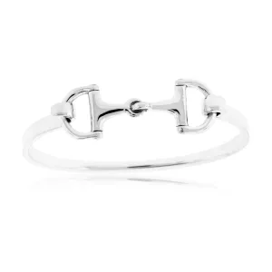 Sterling Silver Snaffle Bit Horse Bracelet