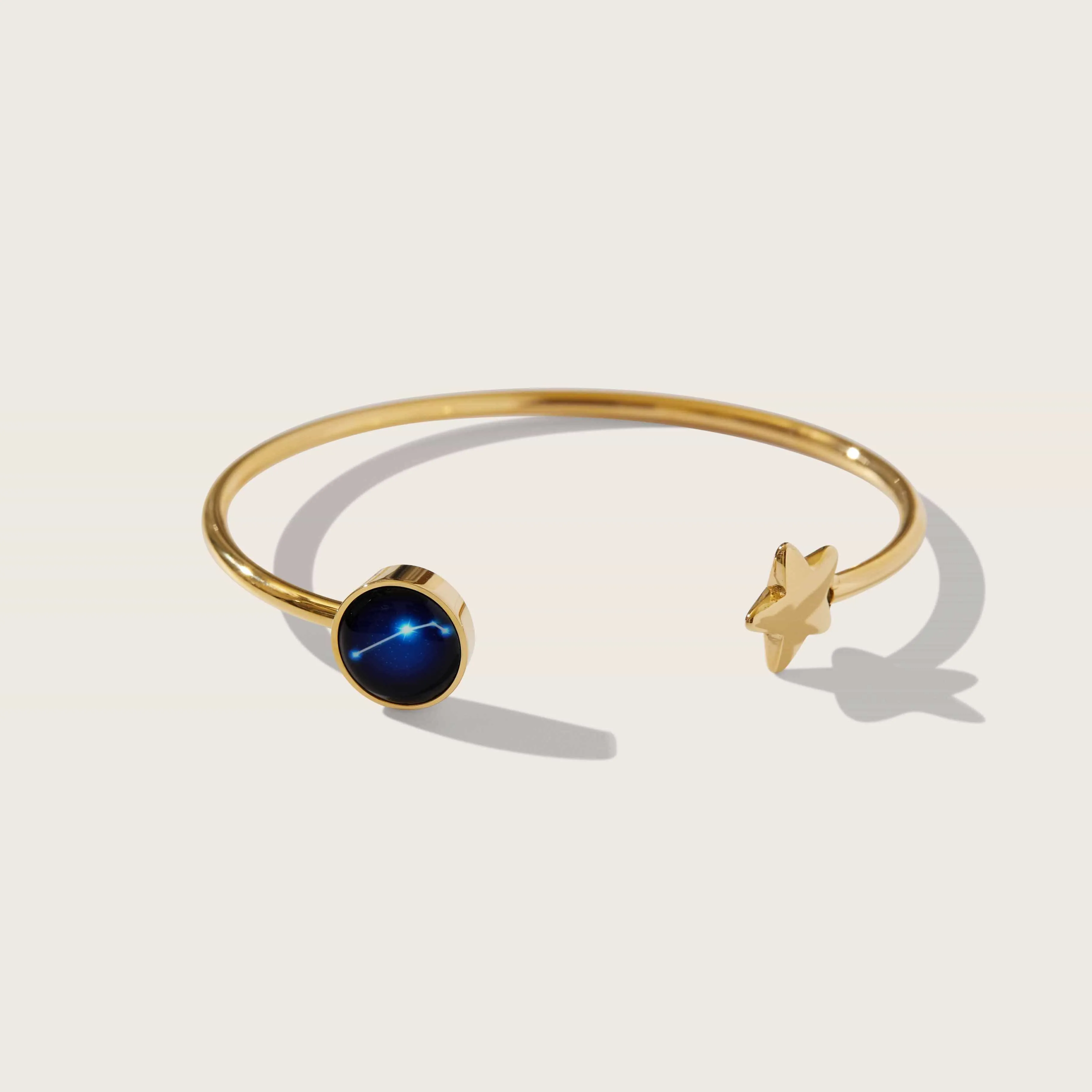 The Astral Starlight Cuff in Gold