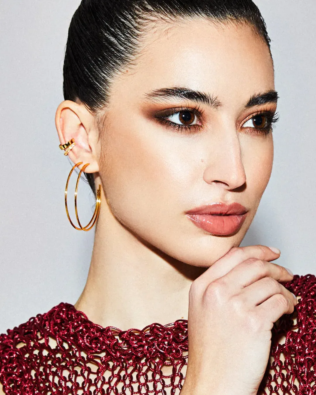 The Essential hoops - gold plated