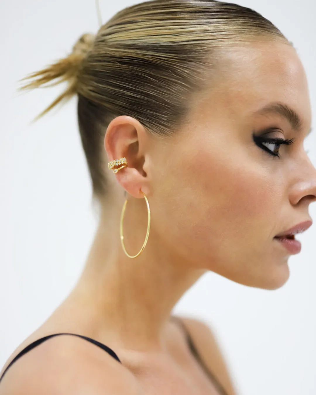 The Essential hoops - gold plated