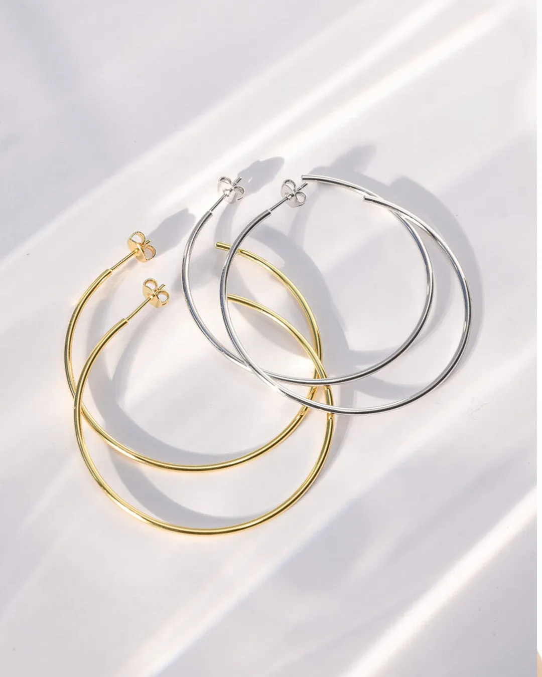 The Essential hoops - gold plated