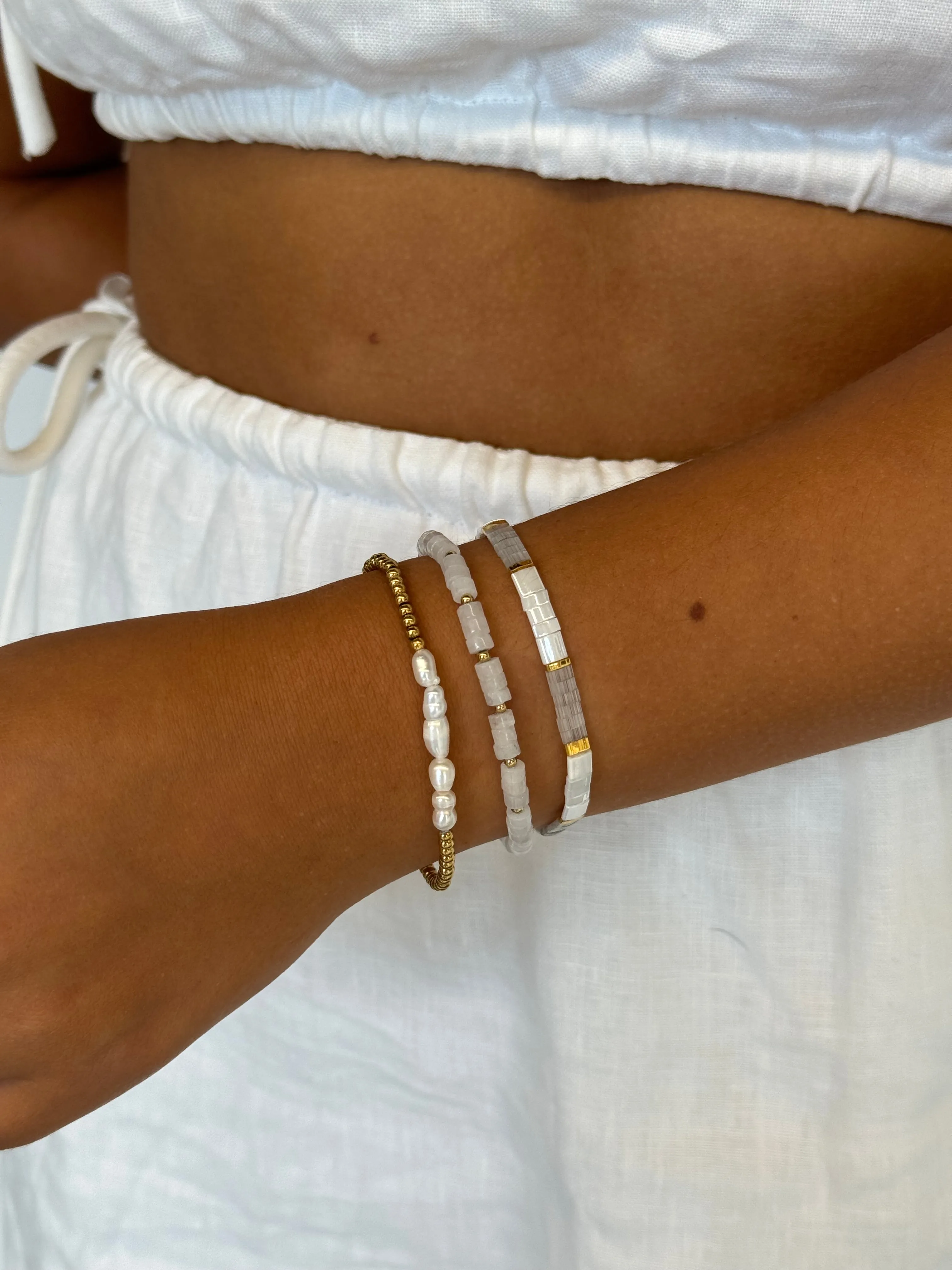Tile Bracelet - Grey