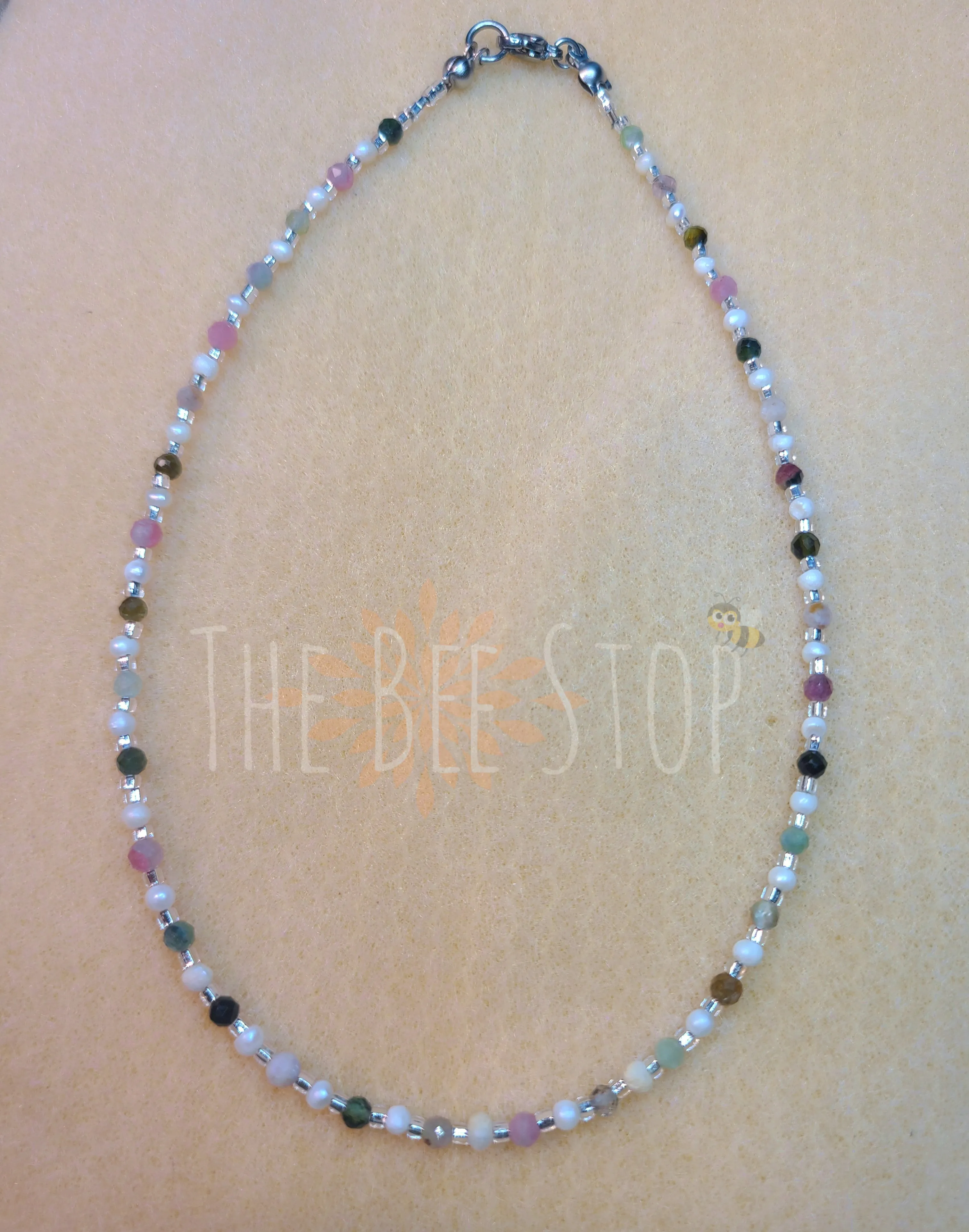 Tourmaline   Pearl 》Necklace